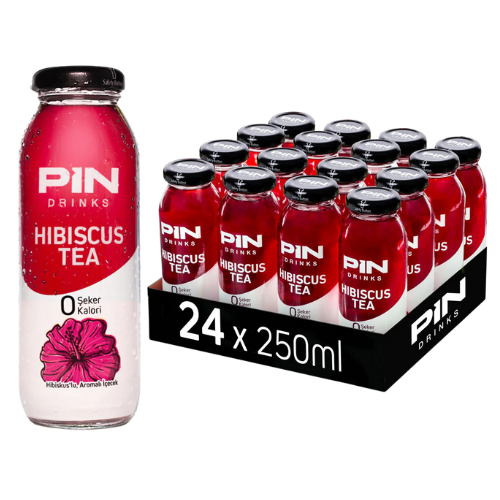 Pin Drinks Hibiscus Tea Glass 24X250Ml dimarkcash&carry