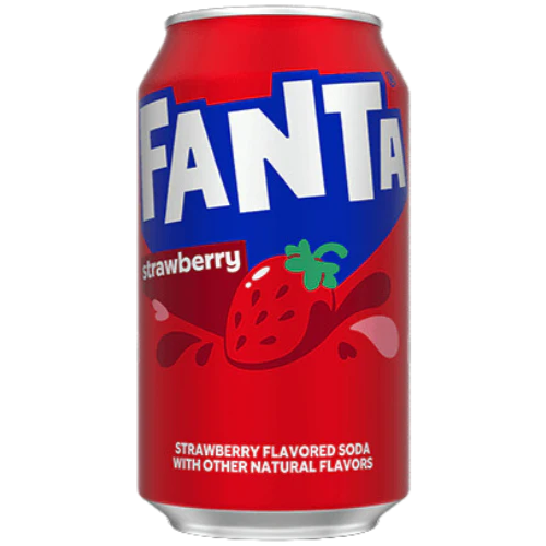 Fanta Strawberry Soda Can 12X355Ml dimarkcash&carry