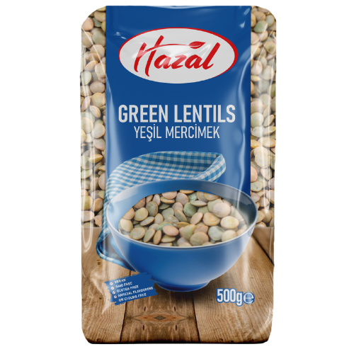 Hazal (220) Green Lentils 6X500G dimarkcash&carry