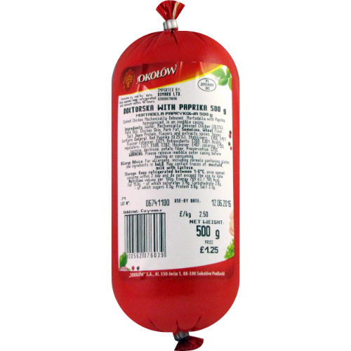 Sokolow Doktorska -Red- Paprica (SINGLE) 500G dimarkcash&carry