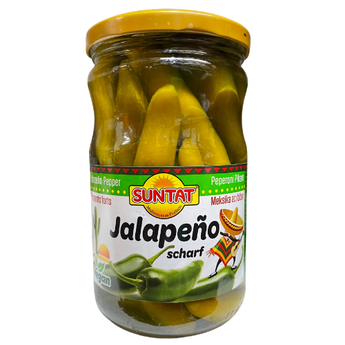Suntat Whole Jalapeno Pickles Hot 12X660Cc dimarkcash&carry