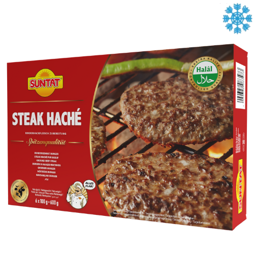 Frozen Suntat Steak Hache 10X600G - Collection Only Frozen Product CHRISTMAS OFFER dimarkcash&carry
