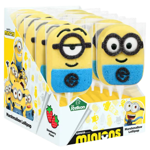 Relkon Minions Marshmallow Lollipop 12X45G