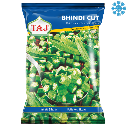 Taj Family Pack Cut Okra 6X1Kg - Collection Only Frozen Product dimarkcash&carry