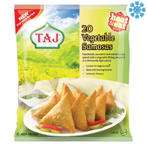 Taj Samosa Catering 12X700G (20Pcs) - Collection Only Frozen Product dimarkcash&carry