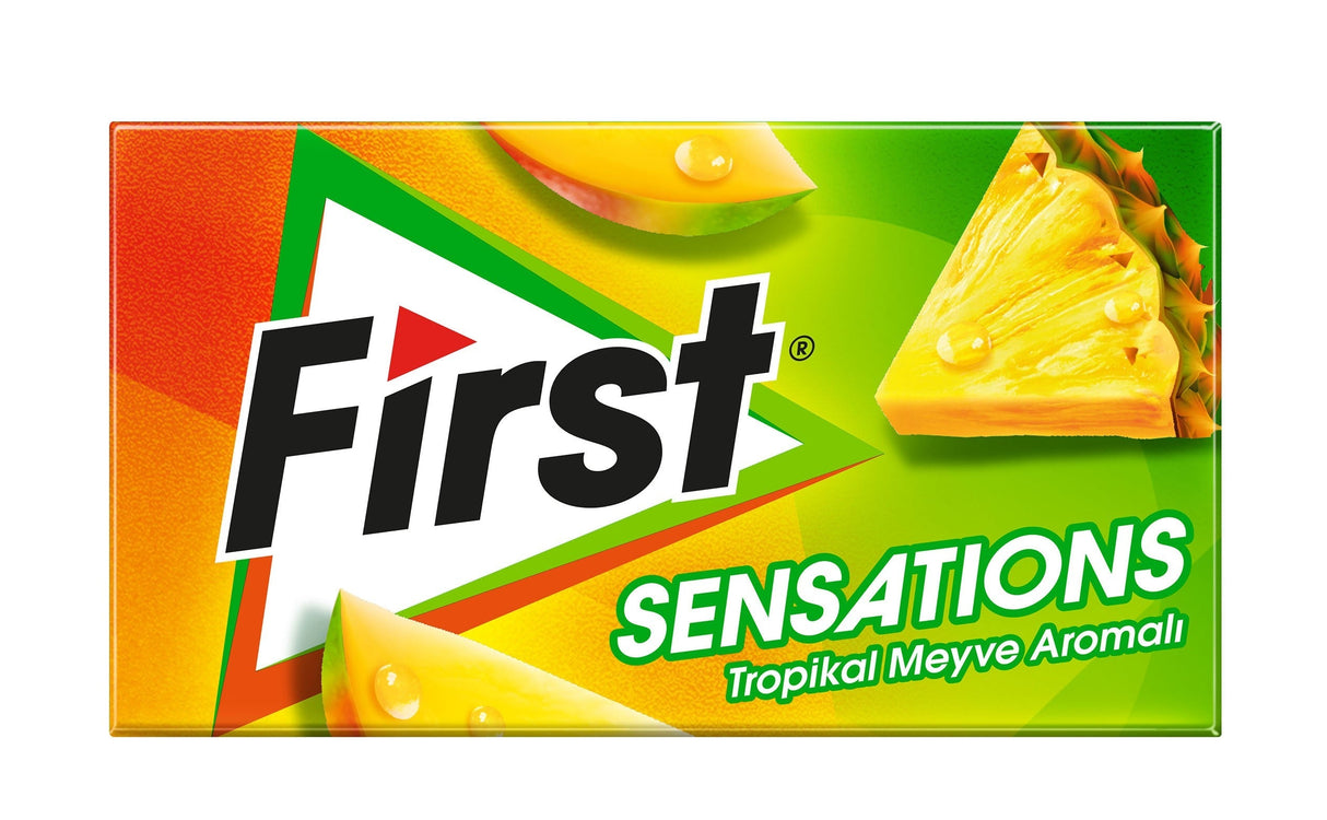 First Chewing Gum Tropical 12X27g dimarkcash&carry