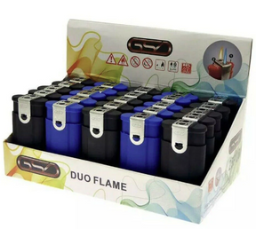 GSD Duo Flame Metallic Lighters 25pack dimarkcash&carry