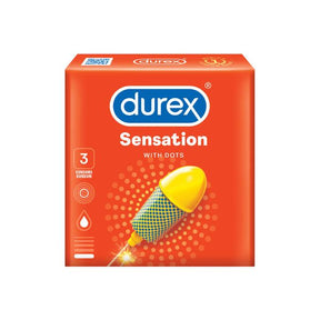 Durex Sensation Dots Condom (3pack) 24pcs dimarkcash&carry