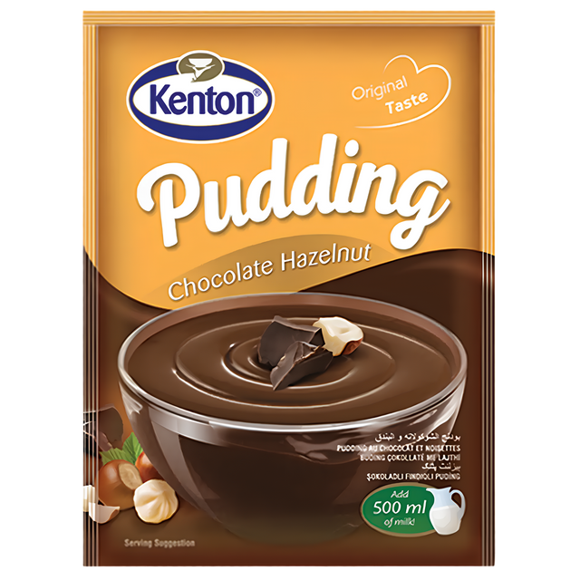 Kenton Pudding Chocolate & Hazelnut 99p PM 12x100g dimarkcash&carry