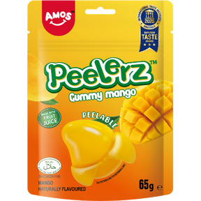 Amos Peelerz Gummy ( Halal ) Mango 12x65g dimarkcash&carry