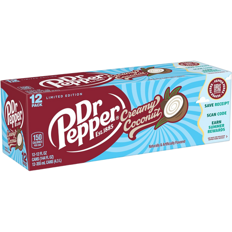 Dr Pepper Creamy Coconut 12x355ml dimarkcash&carry