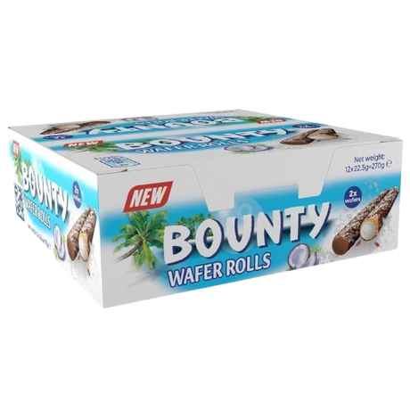 Bounty Wafer Rolls 12x22.5g dimarkcash&carry