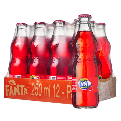 Fanta Strawberry Glass Bottle 12x250ml dimarkcash&carry