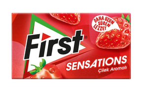 First Chewing Gum Sens. Strawberry 12X27g dimarkcash&carry