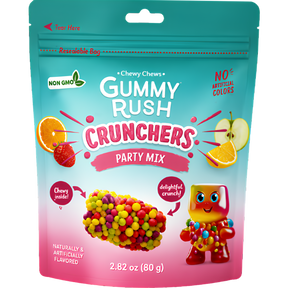 Gummy Rush Crunchers Party Mix 12X80g