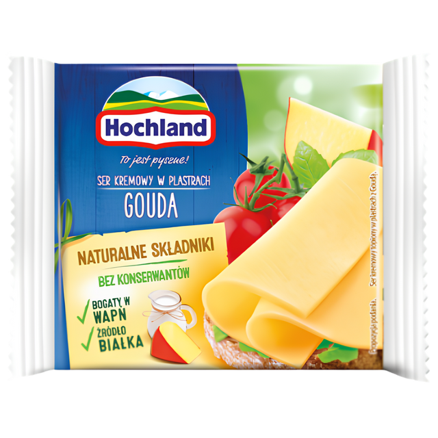 Hochland Cheese Slices-gouda 12x130g