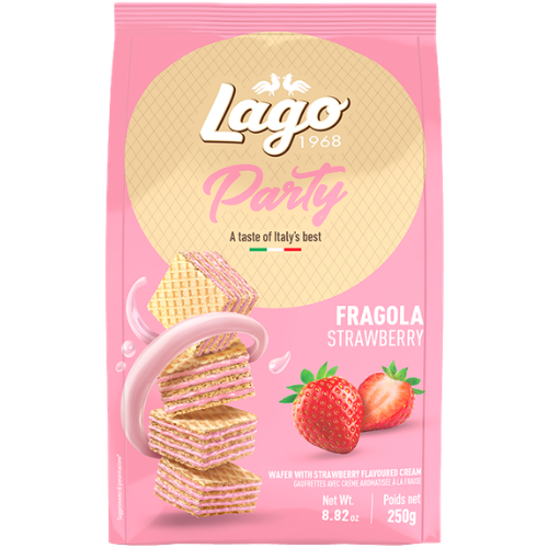 Lago Party Strawberry 10x250g dimarkcash&carry