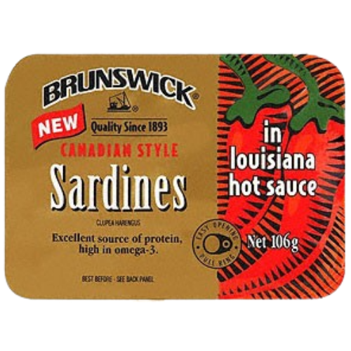 Brunswick Sardines -Louisiana Hot 12X106G