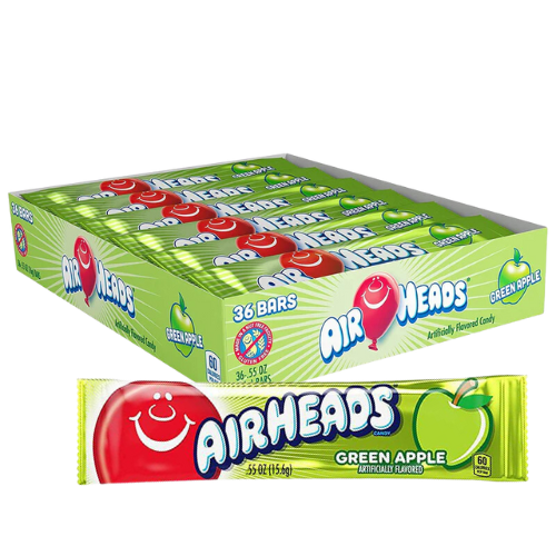 Airheads Green Apple 36X16G (0.55Oz) dimarkcash&carry