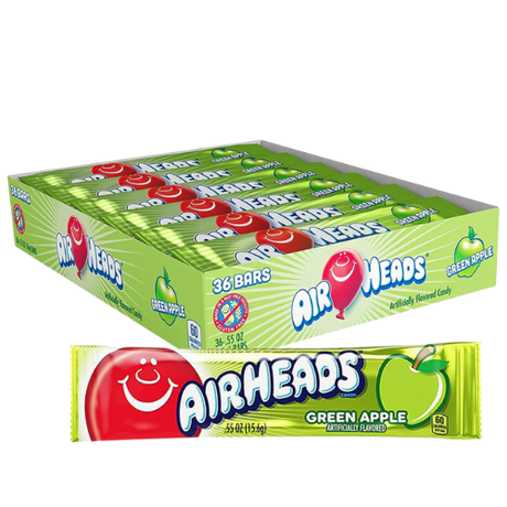 Airheads Green Apple 36X16G (0.55Oz) dimarkcash&carry