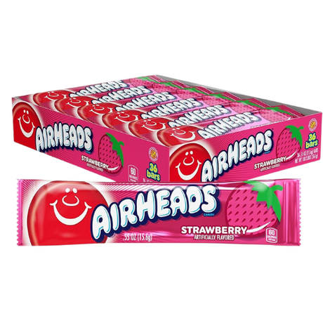 Airheads Strawberry 36X16G (0.55Oz) dimarkcash&carry