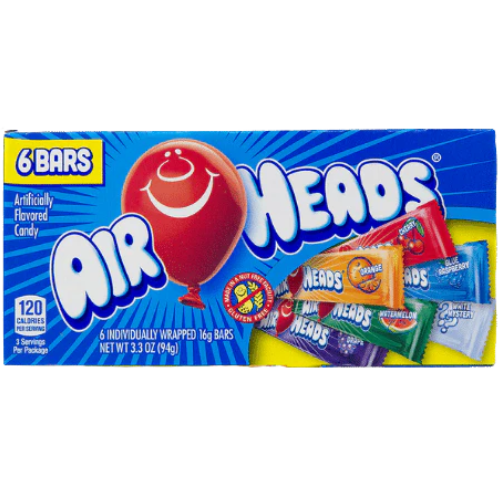 Airheads 6 Bars Theater 12X93.6G (3.3Oz) dimarkcash&carry