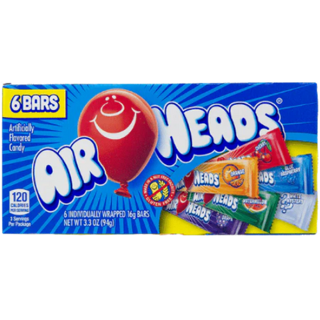 Airheads 6 Bars Theater 12X93.6G (3.3Oz) dimarkcash&carry