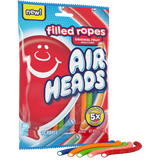 Airheads Filled Ropes (Peg Bag) Original Fruits 10X140G dimarkcash&carry