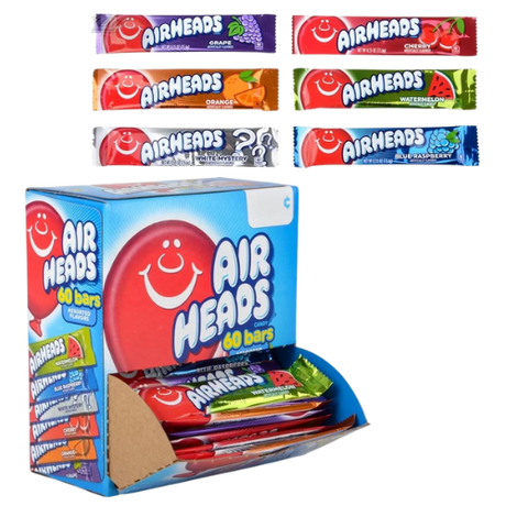 Airheads Gravity Display Assorted 60X16G (0.55Oz) dimarkcash&carry