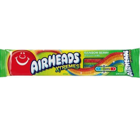 Airheads Xtremes Rainbow Berry 18X57G dimarkcash&carry