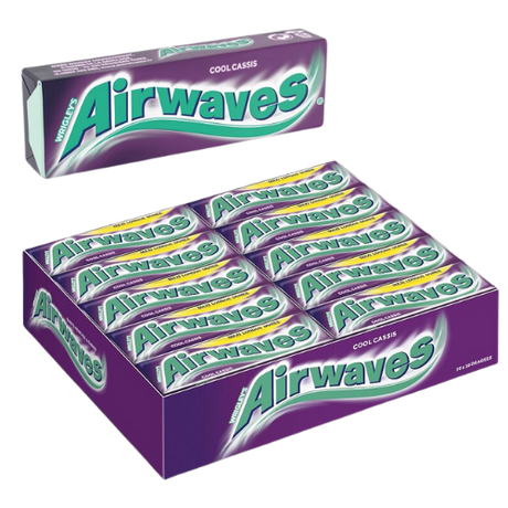 Airwaves Cool Cassis Chewing Gum 30X14G dimarkcash&carry