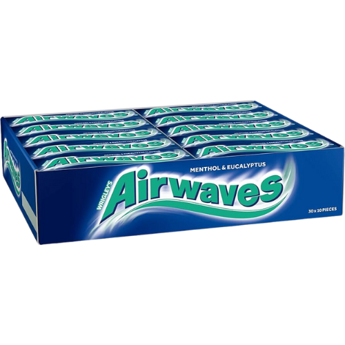 Airwaves Menthol Eukaliptus Chewing Gum 30X14G dimarkcash&carry