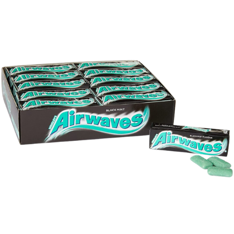 Airwaves Black Mint Chewing Gum 30x14g dimarkcash&carry