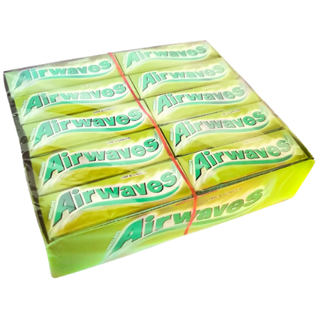 Airwaves Lime & Ginger Chewing Gum 30X14G dimarkcash&carry