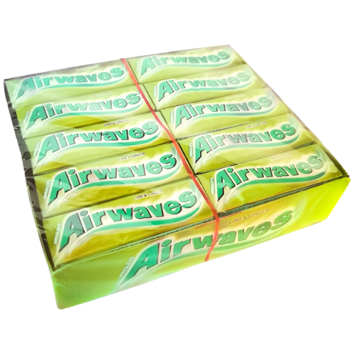 Airwaves Lime & Ginger Chewing Gum 30X14G dimarkcash&carry