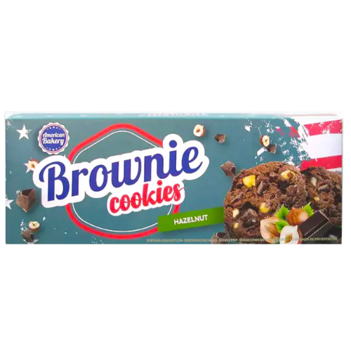 American Bakery Brownie With Hazelnut 9X106G