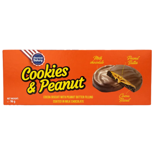 American Bakery Cookies & Peanut 9X96G