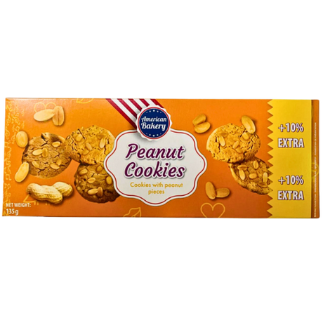 American Bakery Peanut Cookie Chips 12X135G dimarkcash&carry