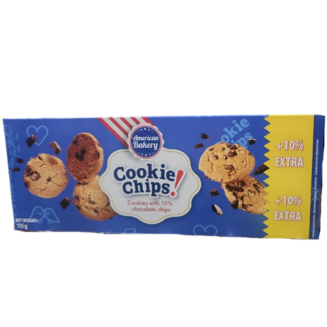 American Bakery Cookie Chips 12X135G dimarkcash&carry