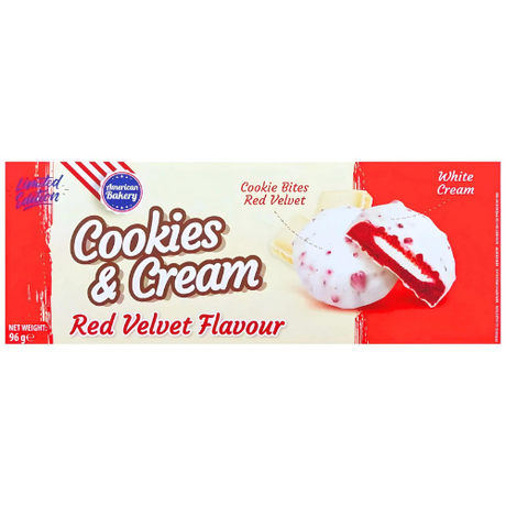 American Bakery Red Velvet Cookies & Cream 9x96g dimarkcash&carry