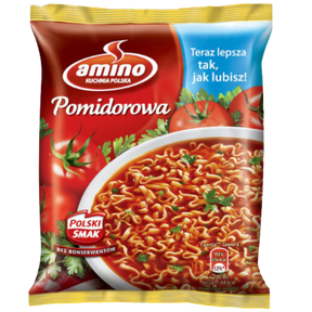 Amino Noodle-Tomato Soup (Pomidor) 22X61G dimarkcash&carry