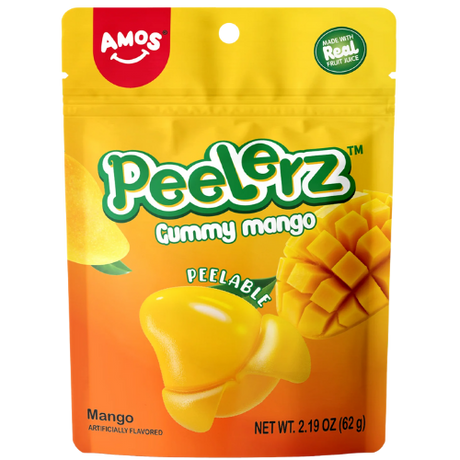 Amos Peelerz Gummy Mango Candy 12X65G dimarkcash&carry
