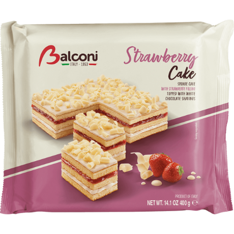 Balconi Strawberry Cake 6X400G dimarkcash&carry