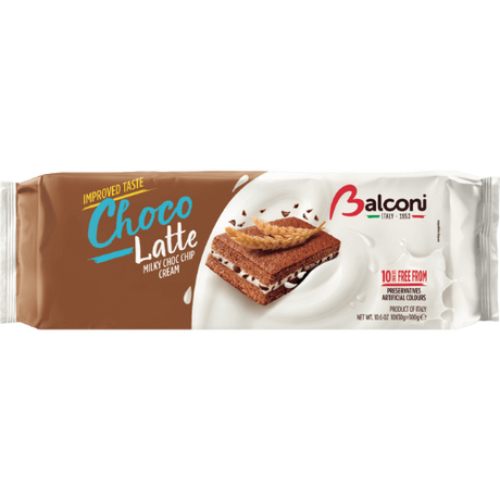 Balconi 10 Choco Latte Bars 15X300G dimarkcash&carry