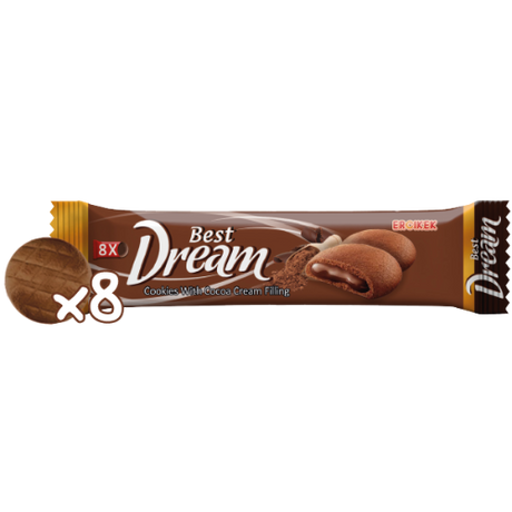 Best Dream Cocoa Cookies with Cocoa Filling 24x70g dimarkcash&carry