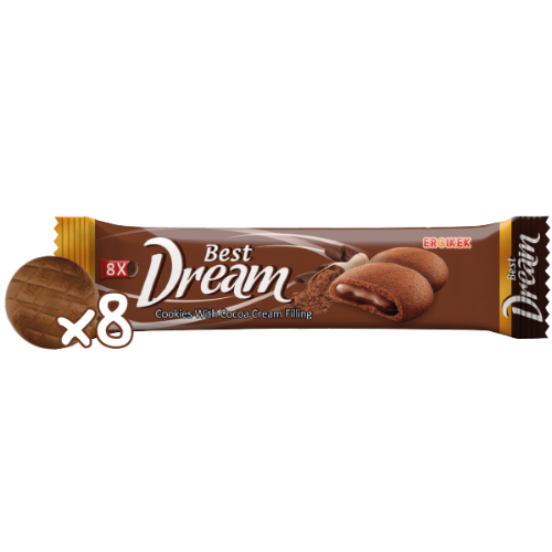 Best Dream Cocoa Cookies with Cocoa Filling 24x70g dimarkcash&carry