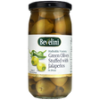 Bevelini Green Olives With Jalapeno 6x360g