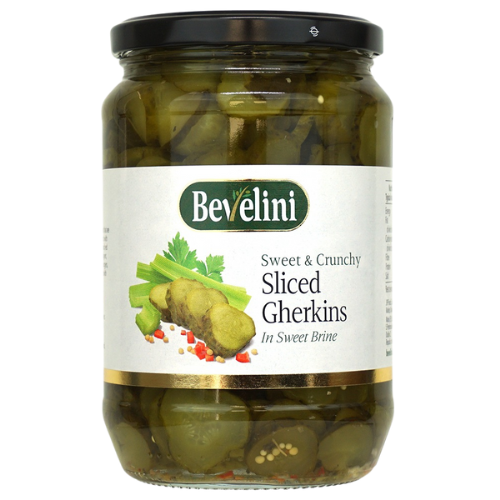 Bevelini Sweet & Crunchy Sliced Gherkins  6X705G