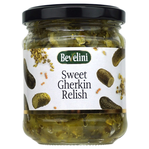 Bevelini Sweet Gherkin Relish 6X180G