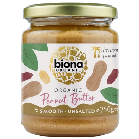 Organic Biona Peanut Butter 6X250G
